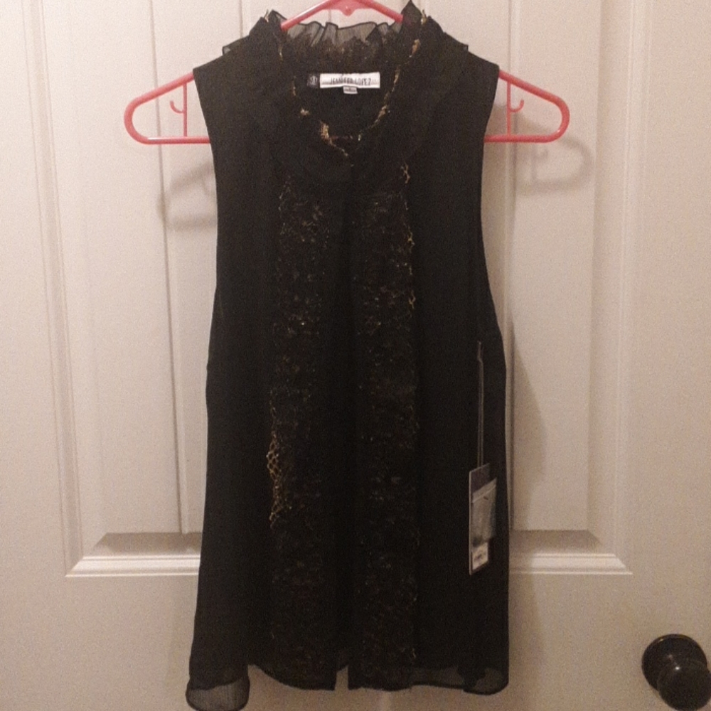 Jennifer Lopez Sleeveless Blouse / Size Small